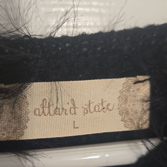 Elegant Black Fuzzy Sweater - Picture 2 of 6